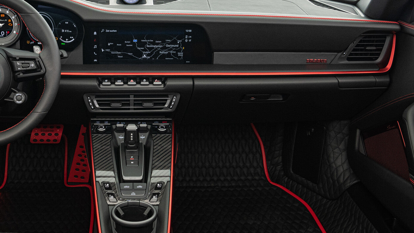 911 TURBO - LEATHER DASHBOARD UNDERPANELING
