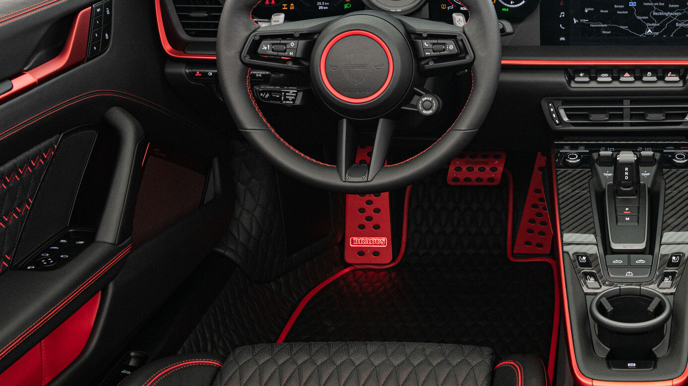 911 TURBO - LÆDERGULV QUILTET