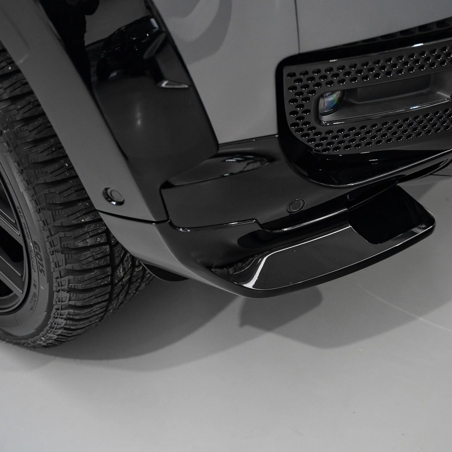 Front Aero Blades (RAW) kun icm med Wide Track Arch Kit
