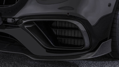 E 63 W/S 213 - CARBON FRONT FASCIA ATTACHMENTS