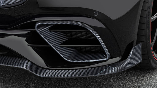 E 63 W 213 FACELIFT - CARBON FRONT FASCIA INSERTS