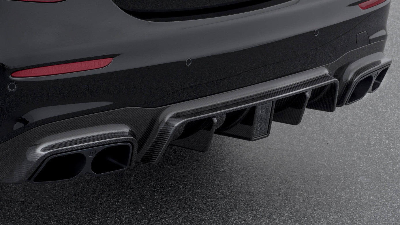 E 63 W/S 213 - CARBON REAR DIFFUSER WITH EXHAUST