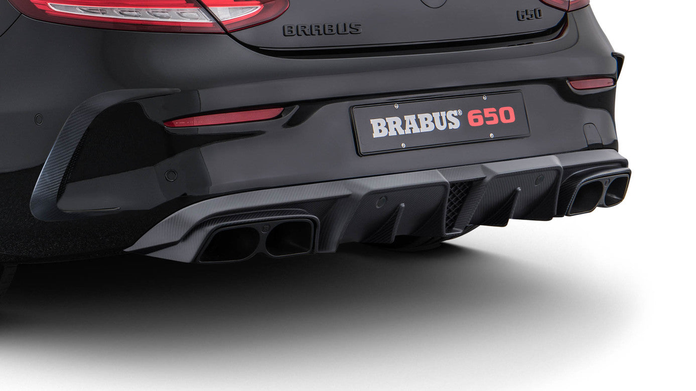 C 63 C/A 205 - CARBON REAR DIFFUSER WITH EXHAUST