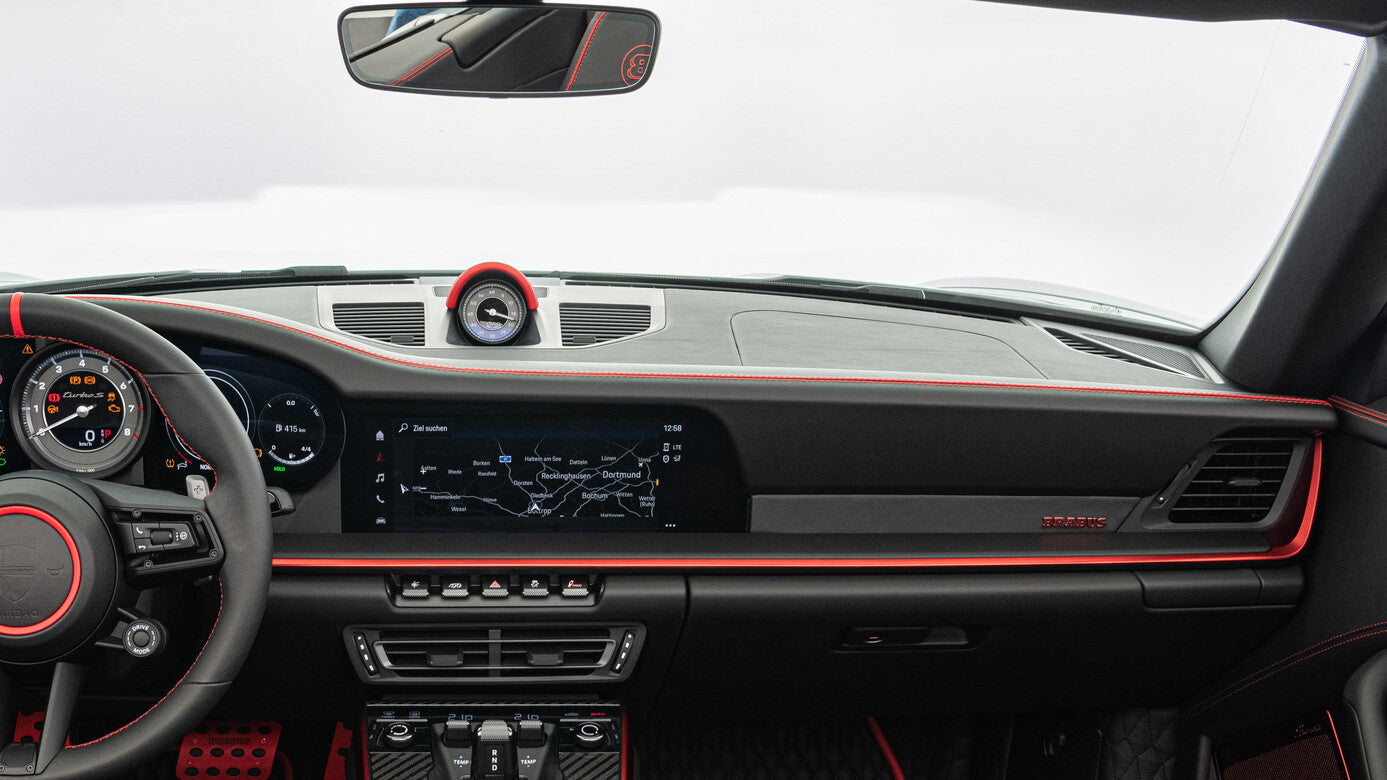 911 TURBO - LEATHER UPPER SECTION DASHBOARD