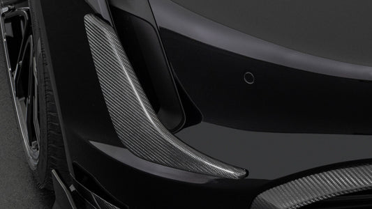 TAYCAN - CARBON FRONT FASCIA ATTACHMENTS