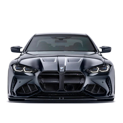 BMW G80/G82 M3/M4 forkofanger Prepreg kulfibergitter og ventilationskanaler