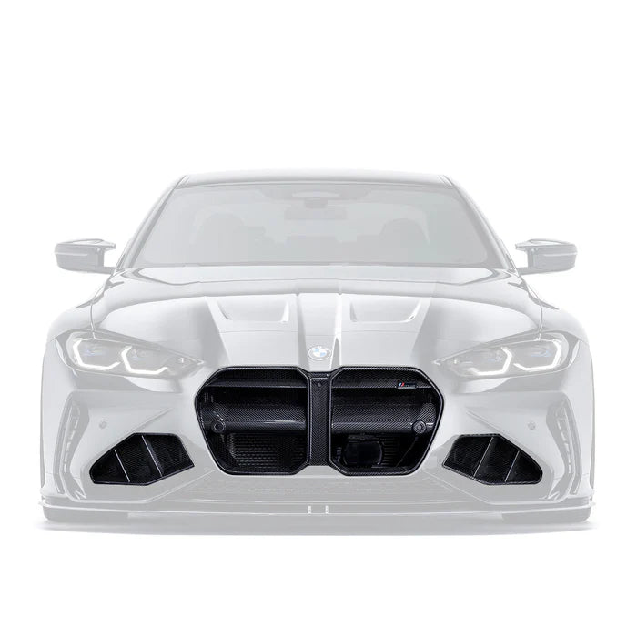 BMW G80/G82 M3/M4 forkofanger Prepreg kulfibergitter og ventilationskanaler