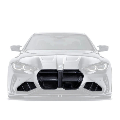 BMW G80/G82 M3/M4 forkofanger Prepreg kulfibergitter og ventilationskanaler