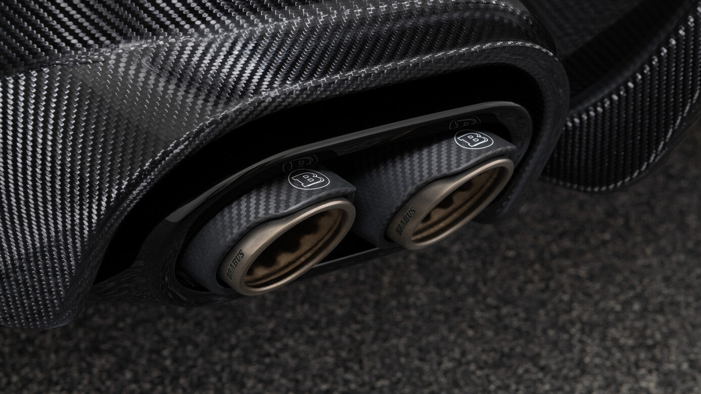 GLE 63 C 167 - CARBON REAR SKIRT WITH EXHAUST