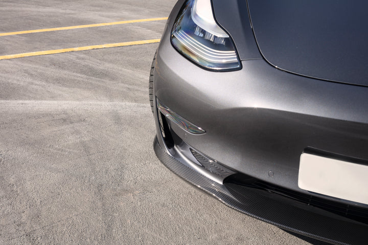 Carbon Front Splitter til Tesla Model 3