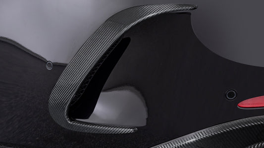 GT 63 X 290 - CARBON REAR FASCIA ATTACHMENTS