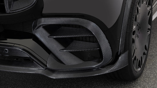 GLS 63 X 167 - CARBON FRONT FASCIA ATTACHMENTS