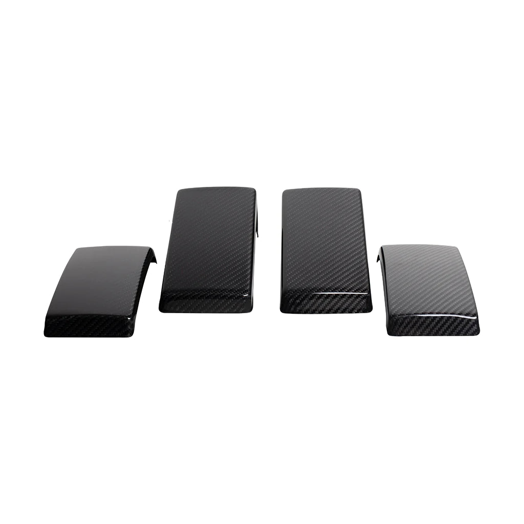 Bumper Overrider (4pc) - Visual Carbon Fiber